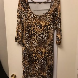 Torrid leopard print sexy dress size 2